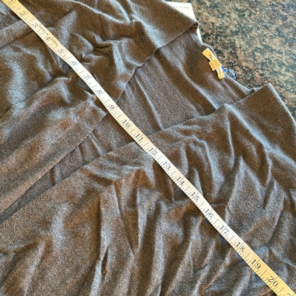 Ter a rose gray long knitted cardigan NWT M - Picture 10 of 12